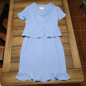 Danny & Nicole 2 Pc Lavender Top & Skirt - Size 10P NWT